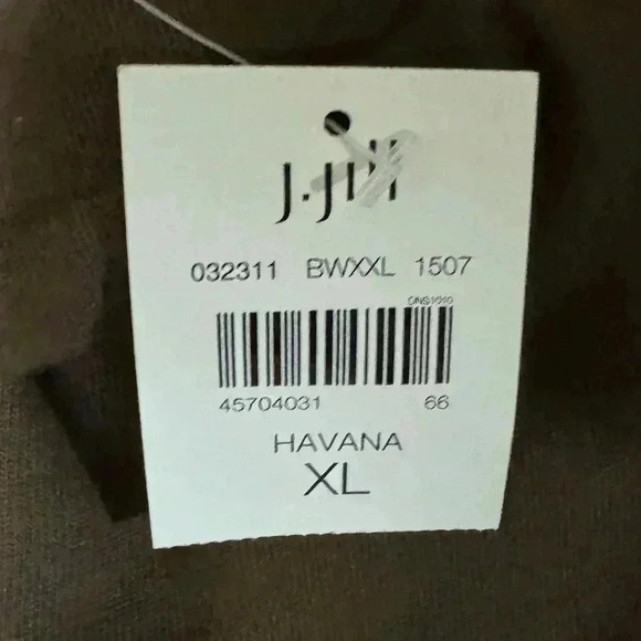 J.Jill Wide Leg Cropped Brown Pull On Pants Pockets Size XL - Picture 4 of 5